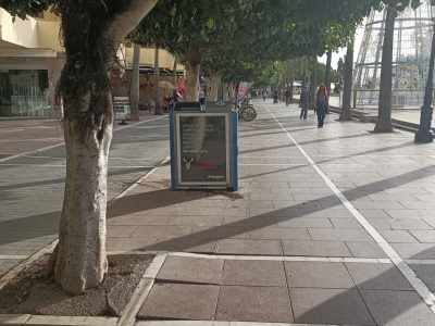 Mupi publicitario de 100x70 cm en Marbella, Málaga