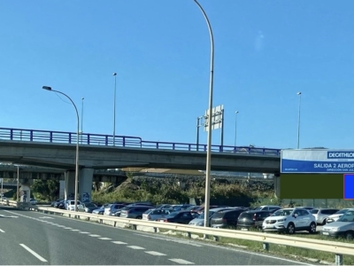 Valla publicitaria de 8x3 m en Málaga, Málaga