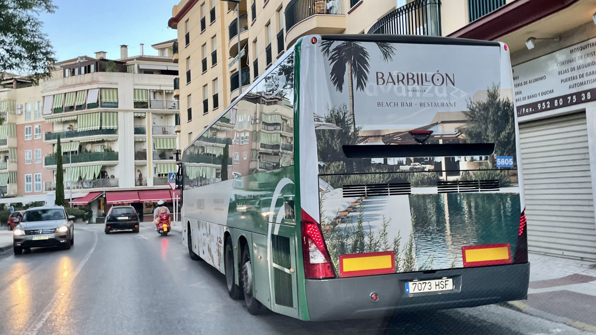 Barbillón aterriza en Marbella